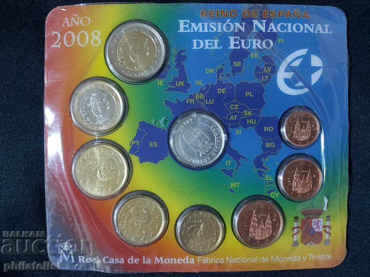 Spain 2008 - Complete Bank Euro Set + BU Medal with price 80.00 BGN | € 40.90 Spain 2008 - Complete Bank Euro Set + BU Medal with price 80.00 BGN | € 40.90