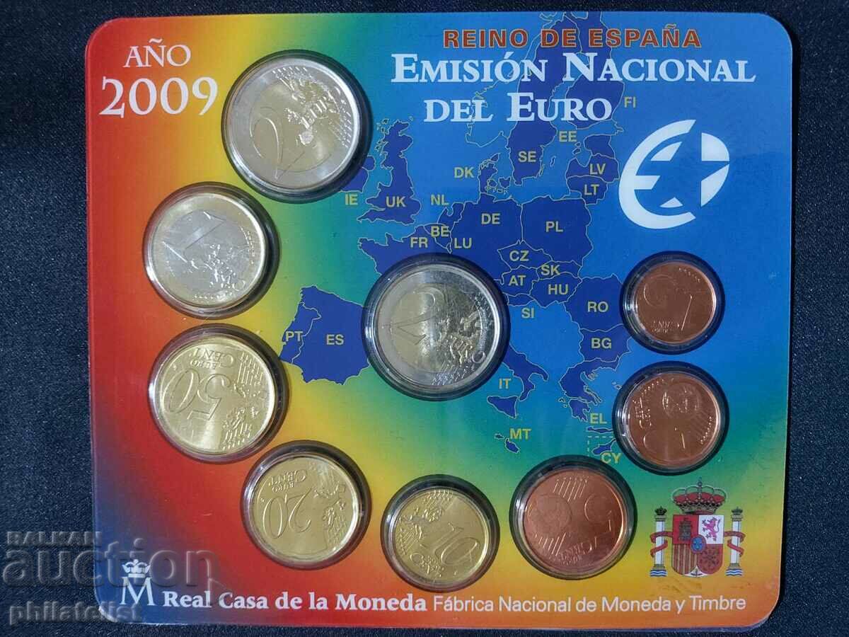 Spain 2009 – Complete bank euro set from 1 cent to 2 euros with price 60.00 BGN | € 30.68 Spain 2009 – Complete bank euro set from 1 cent to 2 euros with price 60.00 BGN | € 30.68