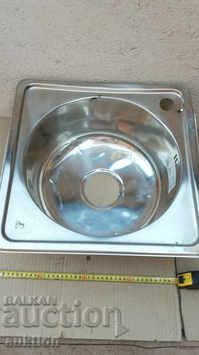 stainless steel sink with price 22.99 BGN | € 11.75 stainless steel sink with price 22.99 BGN | € 11.75