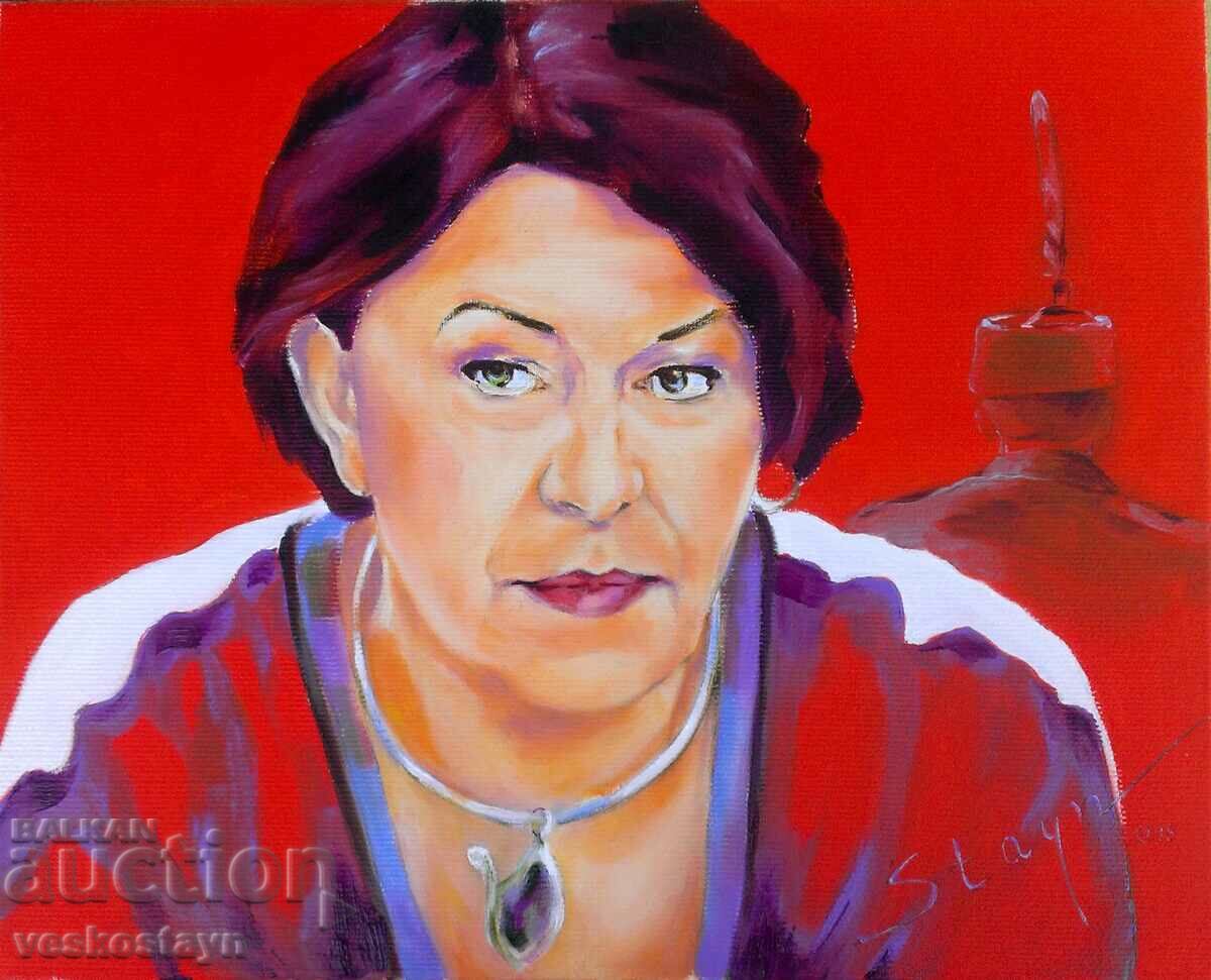 Portrait of Tatyana Doncheva - artist Vesco Stein