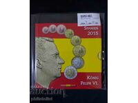 Spain 2015 – Complete bank euro set from 1 cent to 2 euros