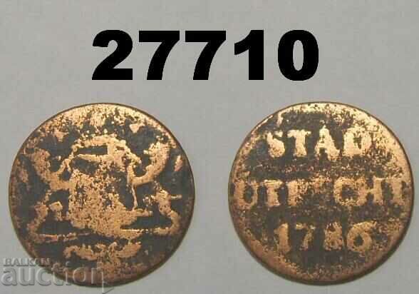 Utrecht 1 duit 1786