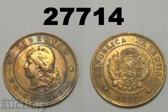 RRR! Argentina 1 centavo 1892