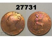 Великобритания 1 пени 1848 (8/6) монета