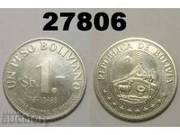 Bolivia 1 peso 1968 excelent