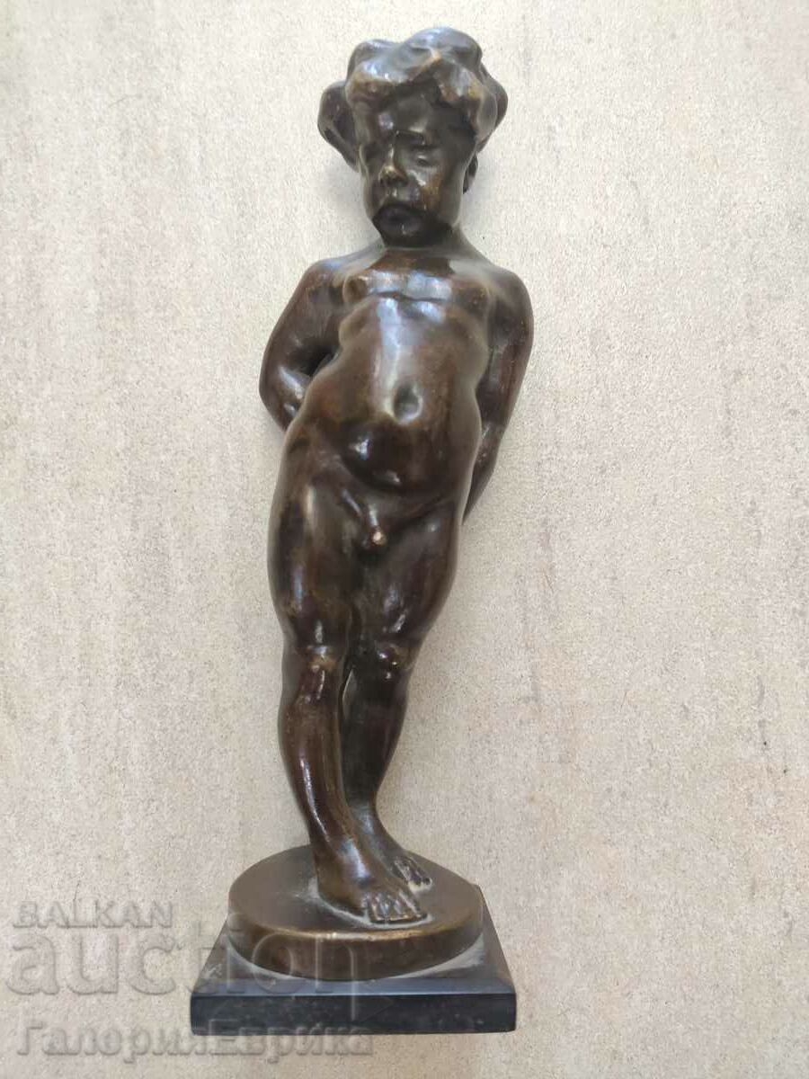 Sculptură plastică alamă bronz