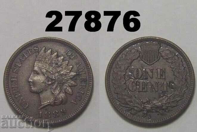 US 1 cent 1889