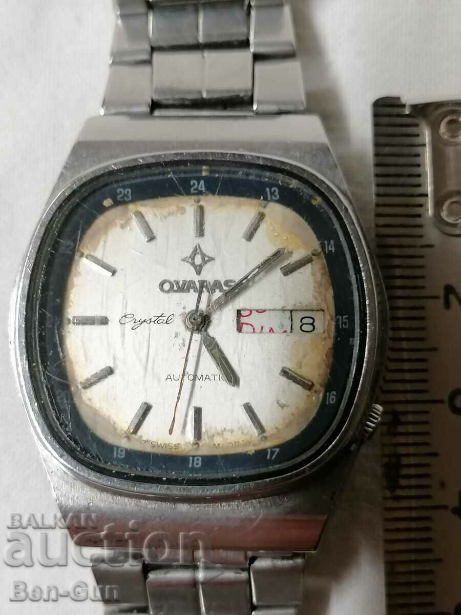 Mechanical, automatic and date watch" OVARAS