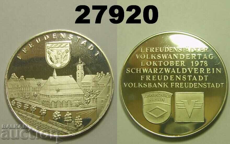 Freudenstadt Volkswandertag 1 Oktober 1978 medal