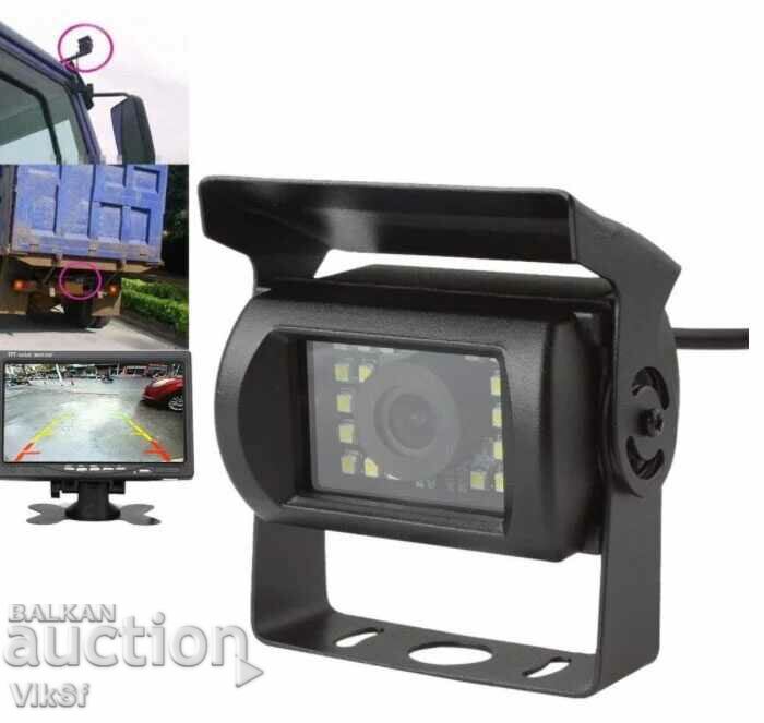 Reversing camera for trucks, buses, road construction +LED