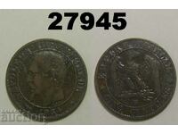 Franta 5 centimes 1854 BB