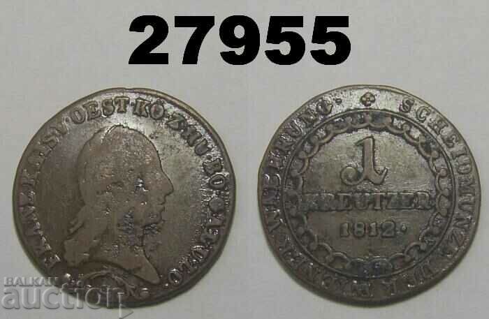 Austria 1 Kreuzer 1812 S