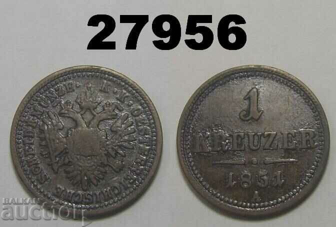 Austria 1 Kreuzer 1851 A