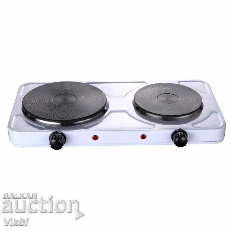 Rosberg R51445ID double electric hob, 2500 W