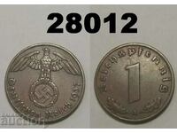 Γερμανία 1 pfennig 1937 Μια σβάστικα