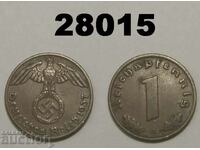 Γερμανία 1 pfennig 1937 Μια σβάστικα