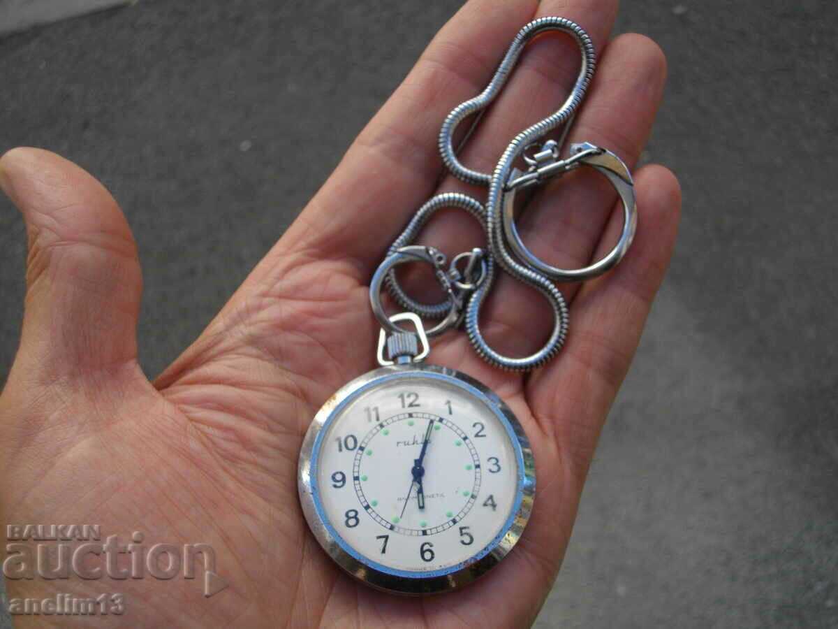 RUHLA COLLECTOR'S POCKET WATCH + KUSTEK