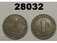 Γερμανία 1 pfennig 1939 D σβάστικα