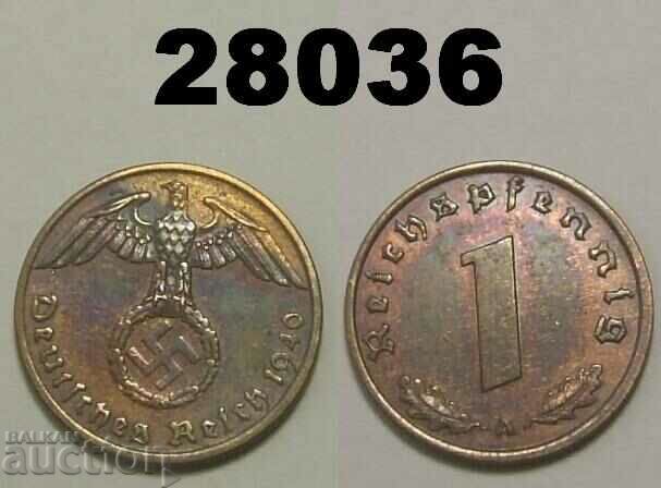 Germany 1 pfennig 1940 A swastika