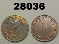 Germany 1 pfennig 1940 A swastika