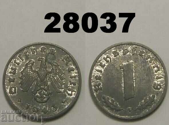 Γερμανία 1 pfennig 1943 F σβάστικα