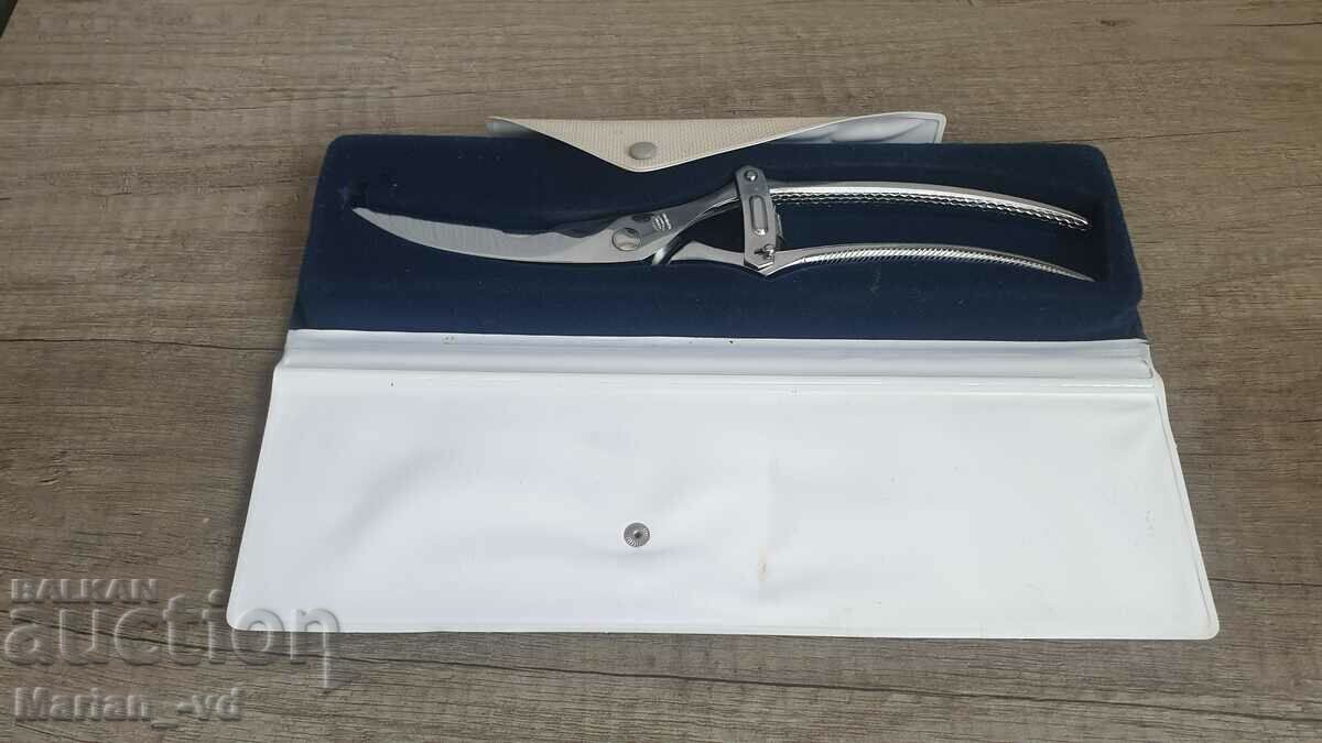 CHICKEN AND BONE SCISSORS 25 CM SOLINGEN with price 100.00 BGN | € 51.13 CHICKEN AND BONE SCISSORS 25 CM SOLINGEN with price 100.00 BGN | € 51.13