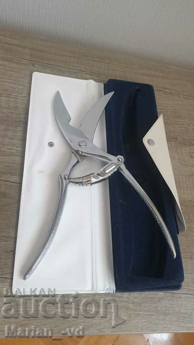 CHICKEN AND BONE SCISSORS 25 CM SOLINGEN - 6 CHICKEN AND BONE SCISSORS 25 CM SOLINGEN - 6