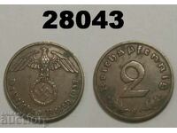 Γερμανία 2 Pfennig 1937 F σβάστικα