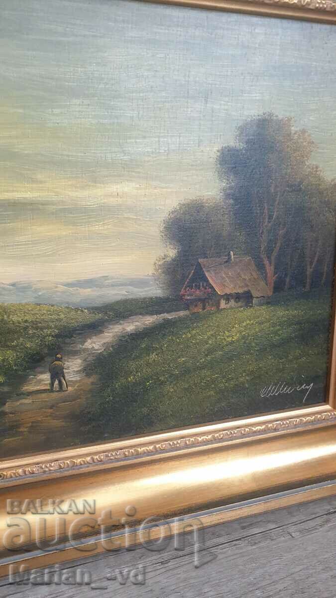 Painting, oil paints, signed - 5 Painting, oil paints, signed - 5