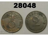 Germany 2 pfennig 1938 J swastika