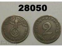 Germany 2 Pfennig 1939 F swastika