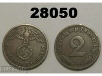 Germania 2 Pfennig 1939 F zvastica