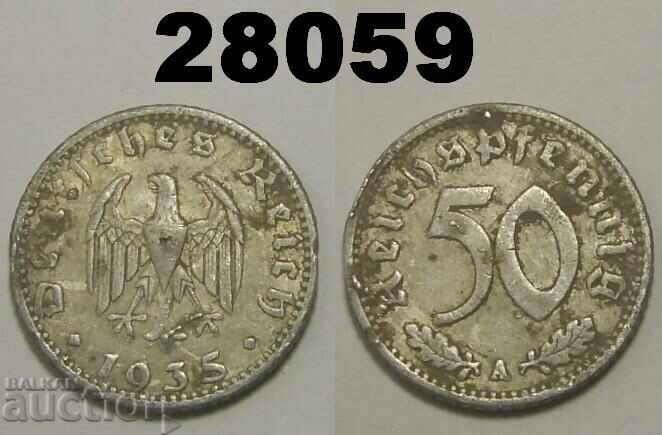 Remarks Germany 50 Pfennig 1935 A