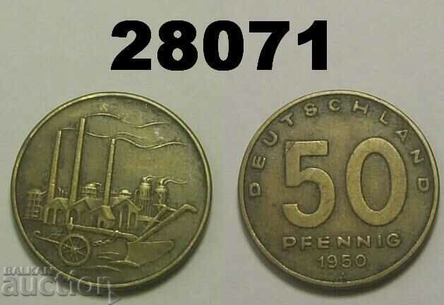 GDR 50 pfennig 1950 A Γερμανία