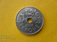 1 coroană 2007 Norvegia