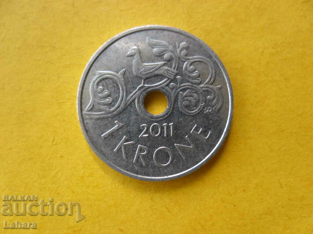 1 kroner 2011 Norway