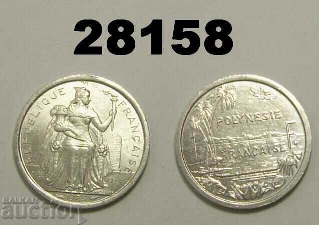 Polinezia 1 franc 1985