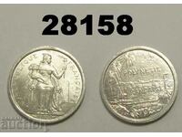 Полинезия 1 франк 1985