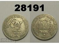 Africa de Vest 50 de franci 1972