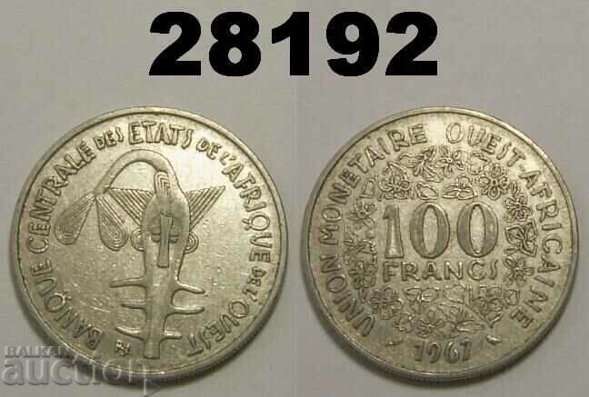 West Africa 100 francs 1967