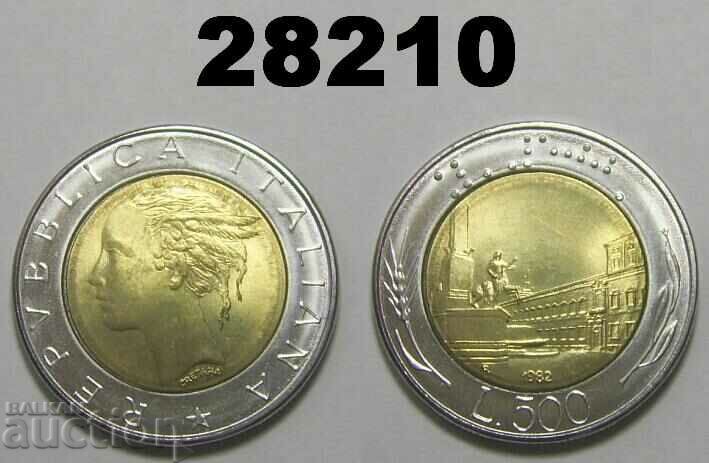 Италия 500 лири 1982 UNC