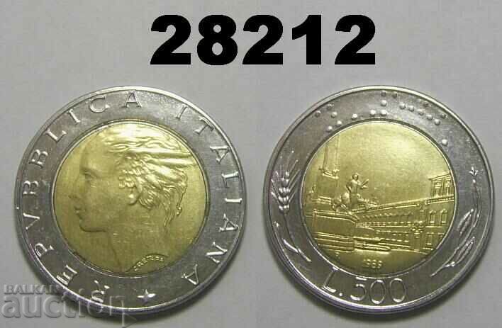 Italia 500 lire 1989