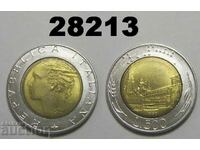 Italy 500 Lire 1990 UNC