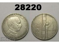 Italy 2 Lire 1924