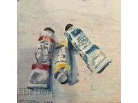 Oil paintings - Still life - Tubes of Gamblin oil paints