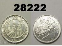 San Marino 10 lire 1974 FAO