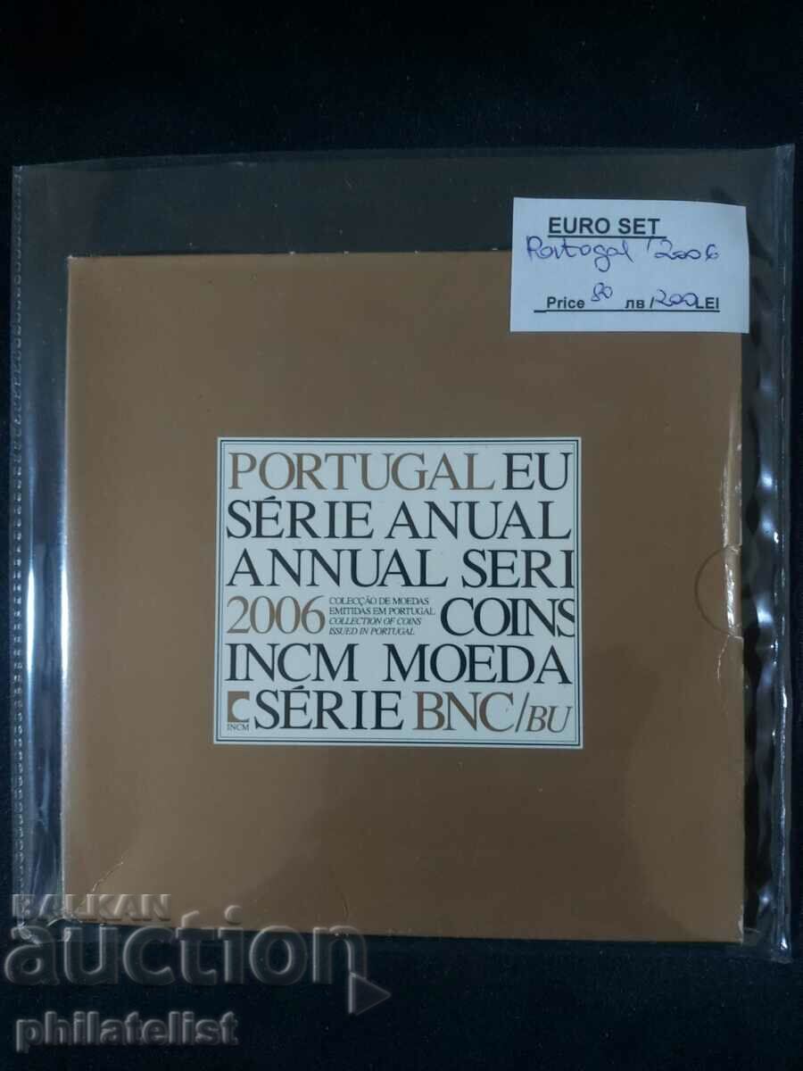 Португалия 2006 - банков евро сет от 1 цент до 2 евро BU