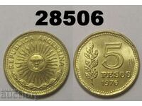 Argentina 5 pesos 1976