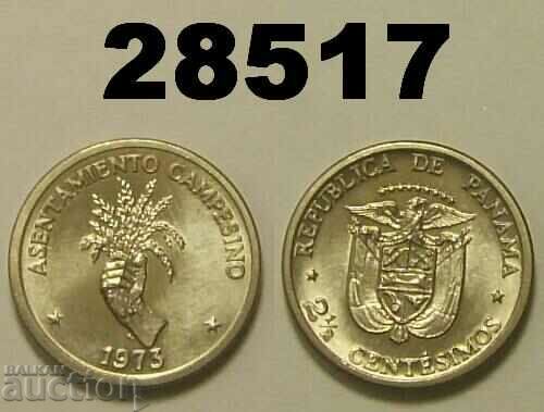 Panama 2 1/2 centesimo 1973