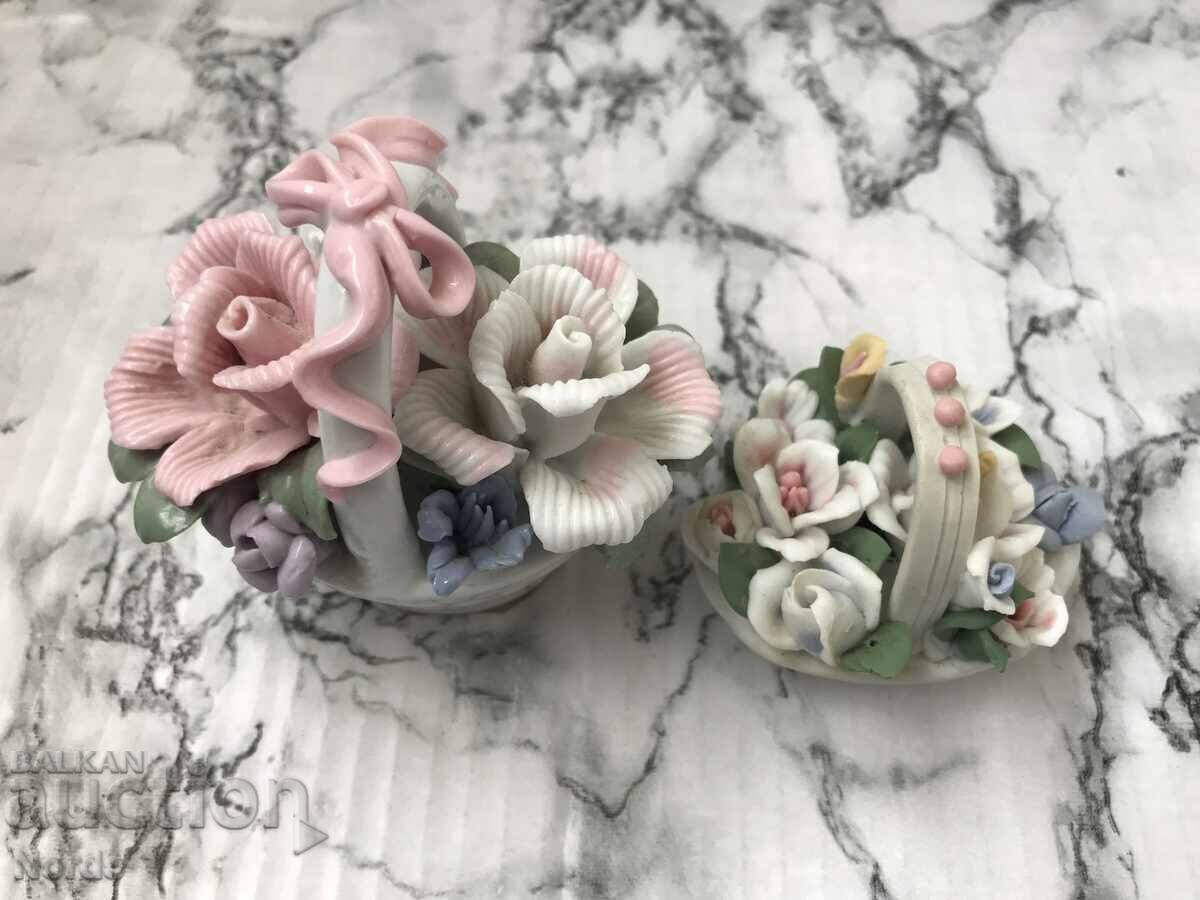 Porcelain baskets